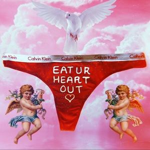 Hand Painted Calvin Klein Panties